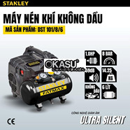 Máy nén khí không dầu 6L Stanley Fatmax DST101/8/6