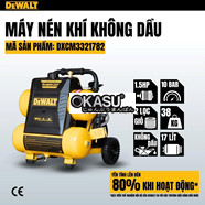 Máy nén khí không dầu 17L DeWALT DXCM3321782