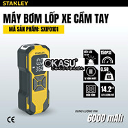 Dụng cụ đa năng bơm xe, đèn pin Led, sạc dự phòng STANLEY SXIF0101