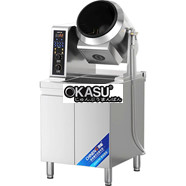 Máy xào mì lồng quay dạng tủ nút nhấn CHINENG CN-8130-DCCF-GS300-AJ