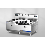 Bếp điện từ chảo xào đôi CHINENG CN-XCL-8001-ZZ-400-12×2-SW