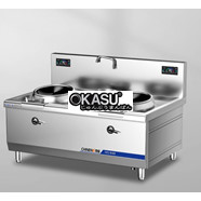 Bếp điện từ chảo xào đôi CHINENG CN-XCL-8001-ZZ-400-15×2