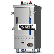 Tủ hấp cơm dùng gas 6 khay CHINENG CN-8128-RGY6-05