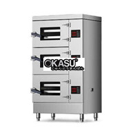 Tủ hấp trưng bày thực phẩm 3 cửa CHINENG CN-8009-WA-3
