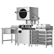 Máy rửa chén công nghiệp kiểu nâng nắp CHINENG CN-8038-FM-JD