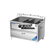 Máy rửa rau củ khử khuẩn 2 bồn 1.5m CHINENG CN-YSJK-QXS1500