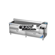 Máy rửa và khử khuẩn rau củ quả liên tục tự động CHINENG CN-YSJK-QXL2440