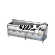 Máy rửa rau củ khử khuẩn tích hợp tinh lọc nước bằng chất xúc tác CHINENG CN-YSJK-JQL2440
