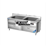 Máy rửa rau củ khử khuẩn tích hợp tinh lọc nước bằng chất xúc tác CHINENG CN-YSJK-JQS1800-B
