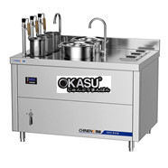 Bếp nấu mì kết hợp đa năng công nghiệp CHINENG CN-8125-DCZMZH-332T