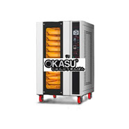 Lò nướng điện phun sương đối lưu khí nóng 10 tầng CHINENG CN-PWRFL-8065-WFC-10D