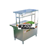 Tủ hâm nóng thức ăn kính vuông OKASU KV-2100 