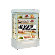 Tủ bánh kem 5 tầng 1m2 kính vuông K740-B  