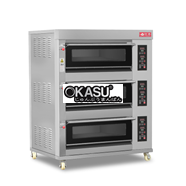 Lò nướng bánh 3 tầng 6 khay HLY-306 (Gas) 