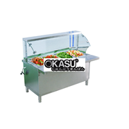 Tủ hâm nóng thức ăn kính cong KC-1500 