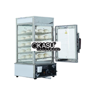 Tủ trưng bày bánh bao 5 tầng ZB-500 