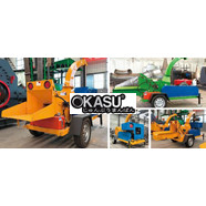 Máy băm cành cây sân vườn cỡ lớn di động HY-6130