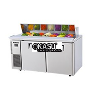 Bàn mát Salad 2 cánh có nắp dài 1m5 Skipio SHR15-2 