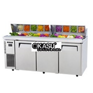 Bàn mát Salad 3 cánh có nắp đậy 1m8 Skipio SHR18-3 