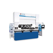 Máy chấn kim loại tấm thủy lực CNC điện-thủy lực WE67K