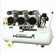 Máy nén khí không dầu, giảm âm Pegasus TM-OF750×3-100L