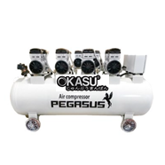 Máy nén khí giảm âm Pegasus TM-OF1100X4-300L 