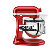 Máy Trộn Bột KitchenAid 7QT 6.9L Màu Đỏ – 220 Volt