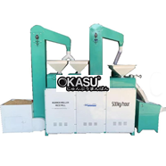 Máy xay xát gạo kết hợp con lăn cao su 500-600kg/giờ Pinyang PY-RHM2024 