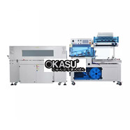 Máy đóng gói màng co nhiệt hoàn toàn bằng điện Hualian BSF-5640LG + BS-5030X