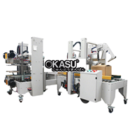 Máy dán băng keo thùng carton tự động GPI-50+GPH-50