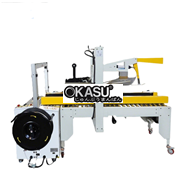 Máy đóng gói cuối dây chuyền gấp hộp, dán thùng và đóng đai GPP-50C