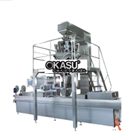 Máy đóng gói tự động tích hợp chức năng chiết rót, cân và định hình nhiệt DLZ-520H