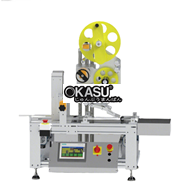 Máy dán nhãn hai mặt để bàn cho chai vuông PLM-C