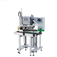 Máy in tem dán tem tự động lên nắp thùng carton GTB100A