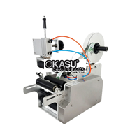 Máy dán nhãn bán tự động cho trai, lọ tròn LT-80 