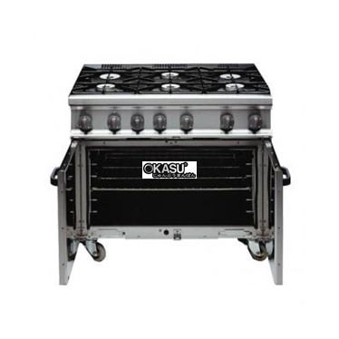 bep au 6 hong co lo nuong duoi fagor cgb7-61rh hinh 1