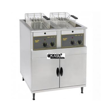 bep chien nhung doi dung dien roller grill rf14ds 14l floor standing hinh 1