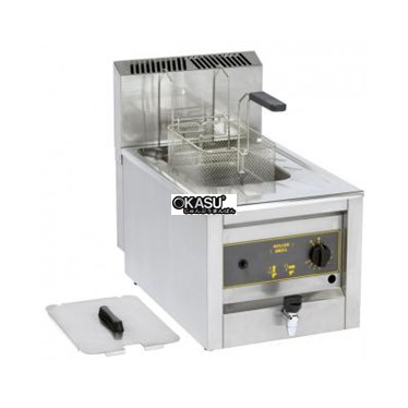 bep chien nhung dung gas roller grill rfg12 single 10l counter top hinh 1