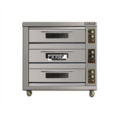 lo nuong 3 tang 6 khay berjaya bjy-g180-3bd dung gas hinh 1