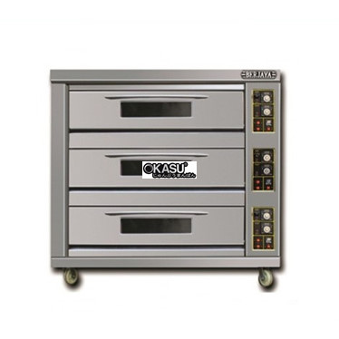 lo nuong 3 tang 9 khay berjaya bjy-g270-3bd dung gas hinh 1