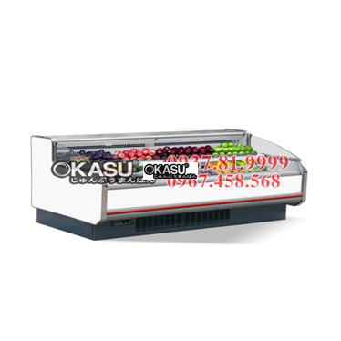 tu mat trung bay sieu thi okasu-14fa -2.0m hinh 1