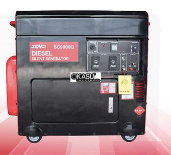 may phat dien diesel senci sc9000q- 7.0kw hinh 1