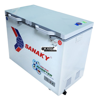 tu dong mat inverter sanaky 280 lit vh-3699w4k hinh 1