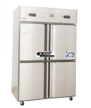 tu dong mat inox 4 canh snow village slldz4-820l hinh 1