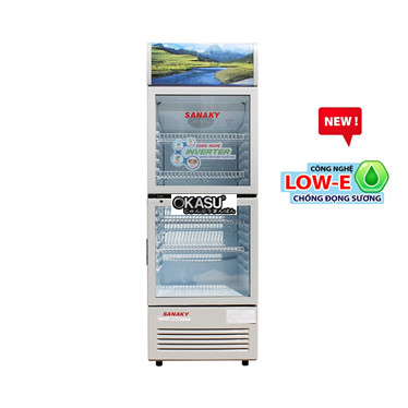 tu mat inverter sanaky vh-218w3l low-e 2 cua 170 lit nhom hinh 1