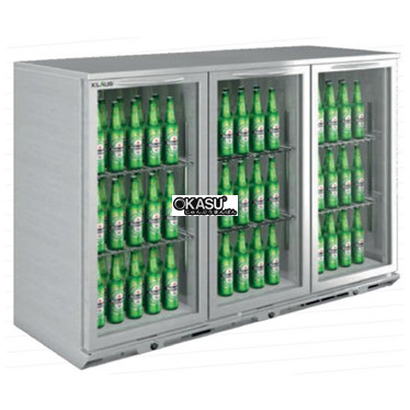 tu mat quay bar 3 canh kinh klaus kbc3 hinh 1