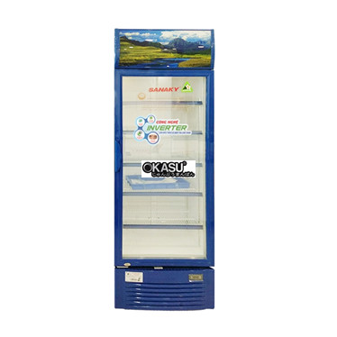 tu mat inverter sanaky vh-459hp3 390 lit dong, mau xanh hinh 1