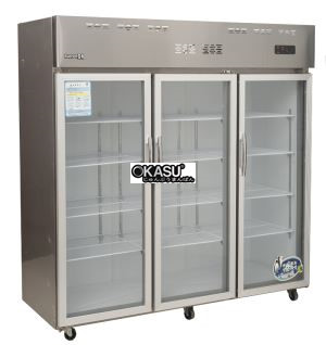 tu mat 3 canh inox dung quat snow village lc-1800cf hinh 1