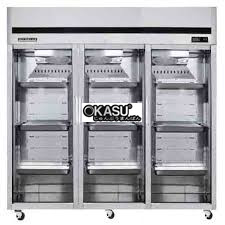 tu mat inox cua kinh 3 canh modelux 1950 lit mdrt-72tg hinh 1