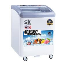 tu dong trung bay kem mini sumikura 150 lit skfs-220c(fs)  hinh 1